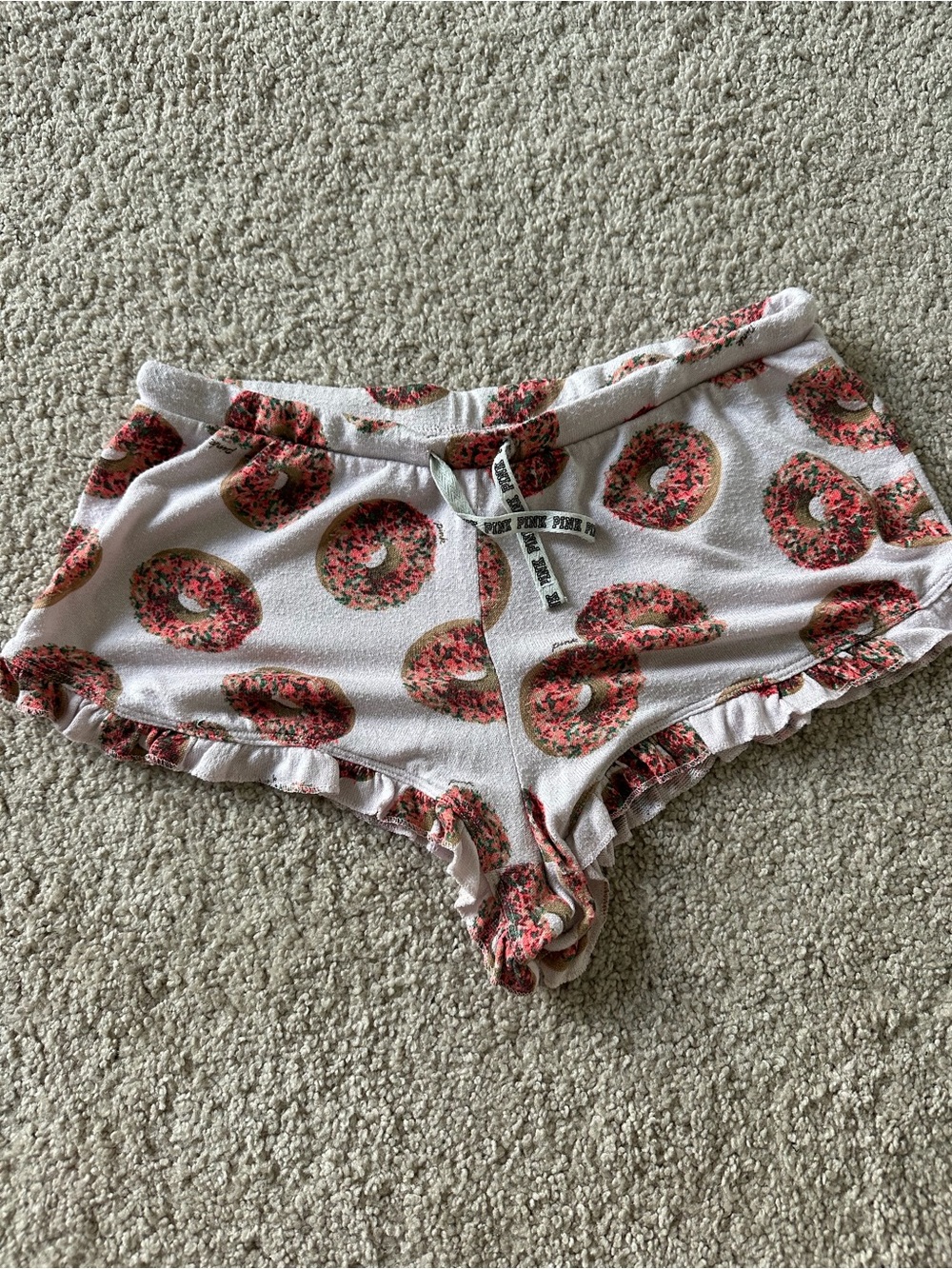 PINK by Victoria’s Secret Donut Pajama Shorts XS